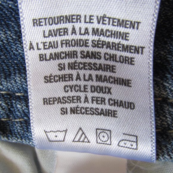 AEROPOSTALE WOMEN'S JUNIOR'S SIZE 1/2 CAPRIS DENIM CROPPED BLUE JEANS DISTRESSED - Picture 13 of 13